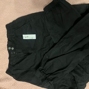 Garage Jet Black Pants